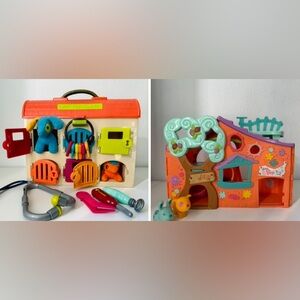2-Piece Pet Dramatic Play Set – Littlest Pet shop & Critter Clinic Toy for Kids
